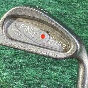 Vintage Ping Eye 2 Red Dot 3 Iron Golf Club Karsten Phoenix USA Steel Shaft RH